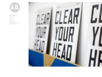  Amnesty TV, Wilton's Music Hall, Clear Your Head Every Day, Making Clear Your Head