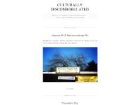 Culturally Discombobulated