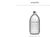 antipodes water antipodes water