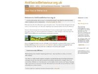 Anti Social Behaviour Anti Social Behaviour