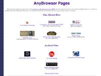 AnyBrowser Pages AnyBrowser Pages
