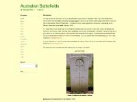 Australian Battlefields of World War 1 - France - Home Australian Battlefields of World War 1 - France - Home