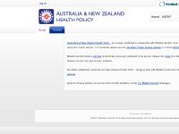Australia and New Zealand Health Policy