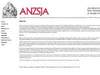 anzsja.org.au Ethics, Training, Seminars anzsja.org.au Ethics, Training, Seminars