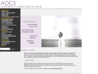 aocstudy - Australian Ovarian Cancer Study aocstudy - Australian Ovarian Cancer Study
