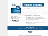 Apache Security: The Complete Guide to Securing Your Apache Web server (Feisty Duck) Apache Security: The Complete Guide to Securing Your Apache Web server (Feisty Duck)