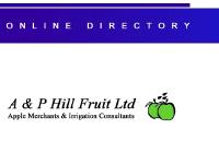A & P Hill fruit