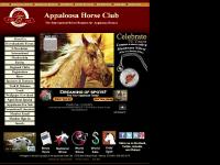 Welcome to the Official Web site of the Appaloosa Horse Club Welcome to the Official Web site of the Appaloosa Horse Club