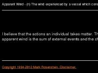 Apparent-Wind.Com Apparent-Wind.Com