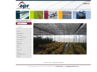 aprgreenhouses.com APR greenhouses, sheet greenhouses, thermal and shade screens