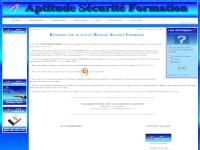 Accueil : Aptitude Sécurité Formation Accueil : Aptitude Sécurité Formation
