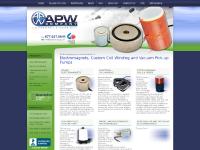 apwcompany.com Electromagnets, custom coil winding, vacuum pick-up pumps