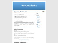 Aquarium Guides Aquarium Guides