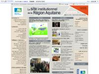 Le site institutionnel du Conseil régional d’Aquitaine Le site institutionnel du Conseil régional d’Aquitaine