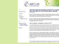 Arclay LLC, Natural Technologies, Mineral Clay Suspension Technology Arclay LLC, Natural Technologies, Mineral Clay Suspension Technology