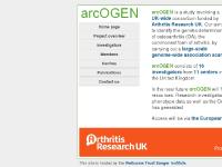 arcogen.org.uk Project overview, Investigators, Centres arcogen.org.uk Project overview, Investigators, Centres
