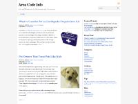 Area Code Info
