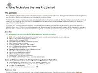 The managing director's website, IR-GIS Innovative Real-time GIS, Arising Technology Systems Pty Limited The managing director's website, IR-GIS Innovative Real-time GIS, Arising Technology Systems Pty Limited