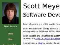Scott Meyers: Software Development Consultant Scott Meyers: Software Development Consultant