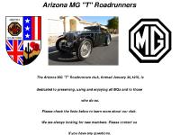arizonamgtroadrunners.org MG club, MG clubs, MGA arizonamgtroadrunners.org MG club, MG clubs, MGA