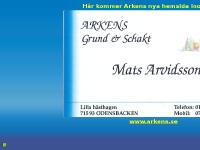 Här kommer Arkens nya hemsida in