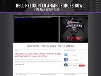 Bell Helicopter Armed Forces Bowl | More Than A Bowl Game Bell Helicopter Armed Forces Bowl | More Than A Bowl Game