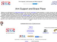 Wrist braces, Elbow sleeves, Shoulder supports, Thumb and Finger splints Wrist braces, Elbow sleeves, Shoulder supports, Thumb and Finger splints