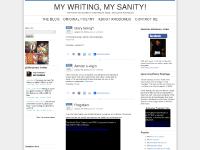 My Writing, My Sanity!