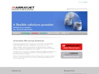 Work with the microarray expert | Arrayjet Work with the microarray expert | Arrayjet