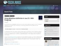 Tech Juice | Programming, Networking, Reversing and More Tech Juice | Programming, Networking, Reversing and More
