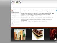 Art Deco Group - MDF Profiles, MDF Panels, High Gloss Panels, MDF Cabinet Doors, Furniture Components Art Deco Group - MDF Profiles, MDF Panels, High Gloss Panels, MDF Cabinet Doors, Furniture Components