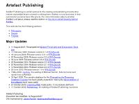 Artefact Publishing Artefact Publishing