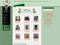 artfour antique antler furniture, black forest woodcarvings, fantasy furnishings