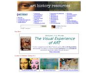 liten arthistoryresources.net skärmbild liten arthistoryresources.net skärmbild