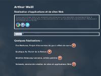 Arthur Weill - Concepteur Web - Réalisation d'applications et de sites Web Arthur Weill - Concepteur Web - Réalisation d'applications et de sites Web