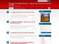 article-presse.fr article de presse, communiqué de presse, publier un article de presse