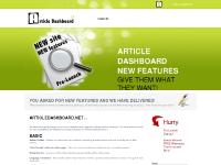 articledashboard - Article Dashboard.NET articledashboard - Article Dashboard.NET