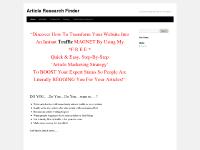 Article Research Finder