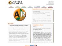 Artist Relations Home Artist Relations Home