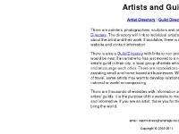 Artists and Guilds