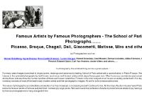 Photographs by Villers, Doisneau, Capa, Brassai, Quinn, Halsman of Picasso, Matisse, Photographs by Villers, Doisneau, Capa, Brassai, Quinn, Halsman of Picasso, Matisse,