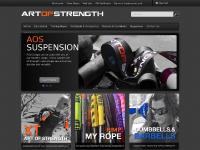 artofstrength.com AOS Stories, Minute of Strength, Shop Now
