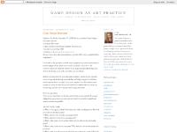 Game Design as Art Practice Game Design as Art Practice