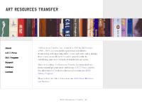 artresourcestransfer.org Art Resources Transfer, Inc., ART Press artresourcestransfer.org Art Resources Transfer, Inc., ART Press