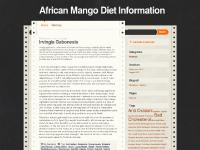 African Mango Diet Information African Mango Diet Information