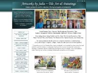 Tile Murals-Decorative Tiles-Kitchen-Backsplash Tile Murals by Julia Tile Murals-Decorative Tiles-Kitchen-Backsplash Tile Murals by Julia