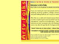 Welcome to Arty Folks - an art group for people recovering from mental ill health and stress