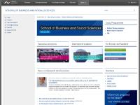 School of Business and Social Sciences School of Business and Social Sciences