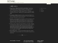 Rethink: On Poetry, Politics and Philosophy.