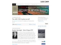 ASIS 2009 | Security Never Sleeps, ASIS Solutions Can Help You Rest Easier ASIS 2009 | Security Never Sleeps, ASIS Solutions Can Help You Rest Easier